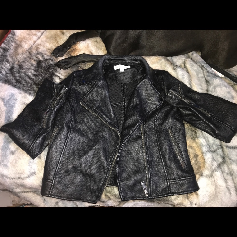 New York & Company Leather Jacket